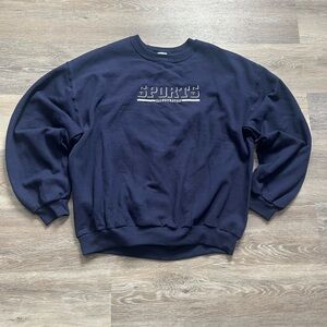 Jerzees Men's Crewneck Sweater in Deep Navy